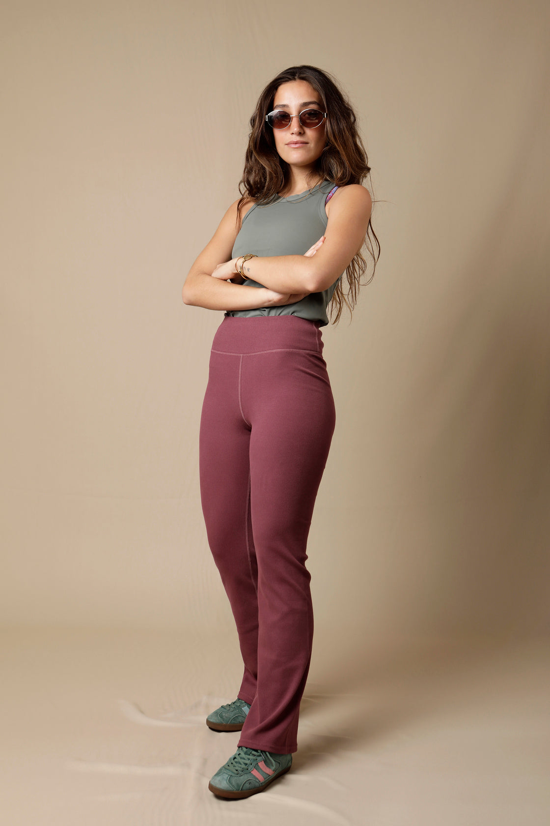 Bootcut Pants Dusty Rose