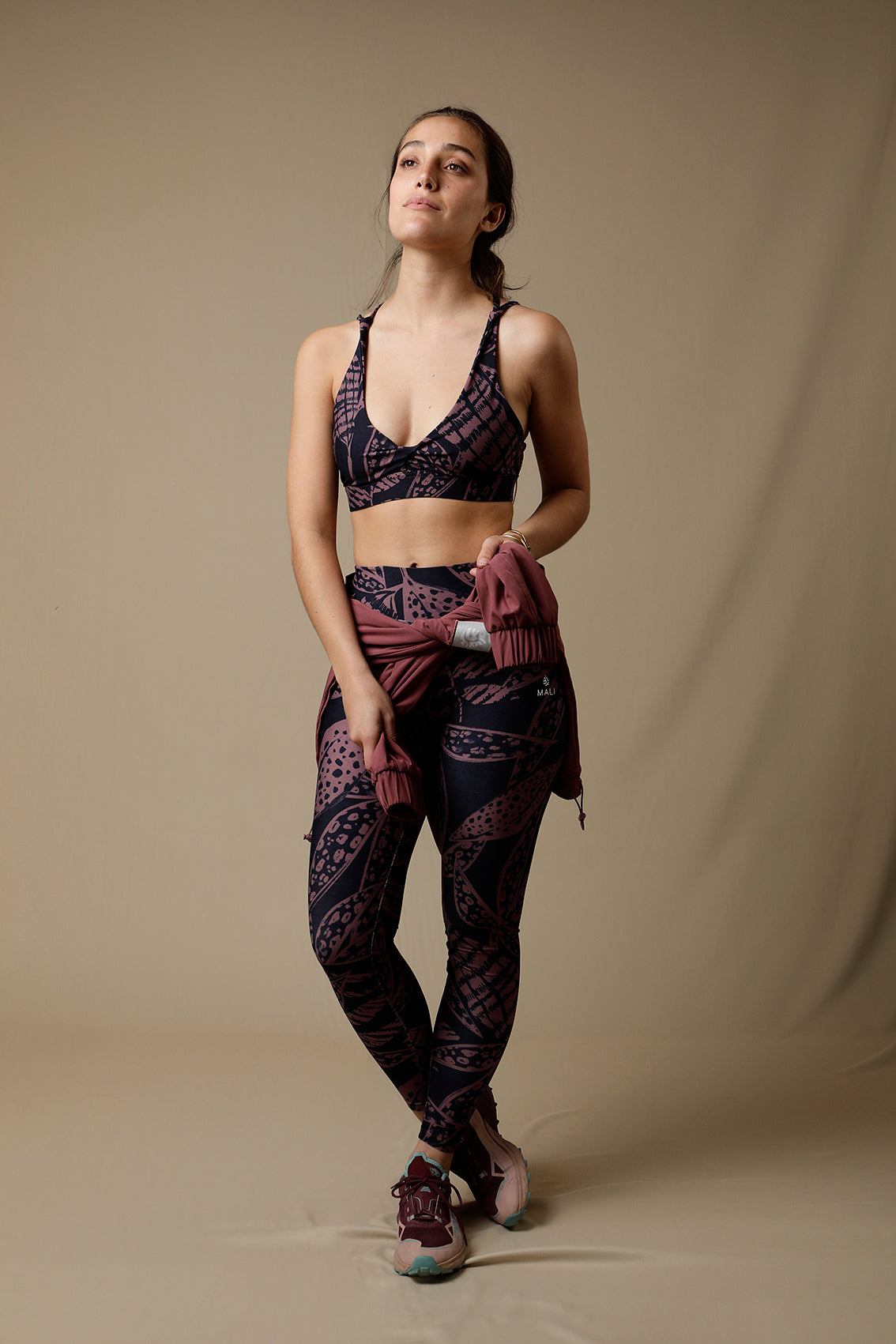 Legging 7/8 Eco Flore Malva II