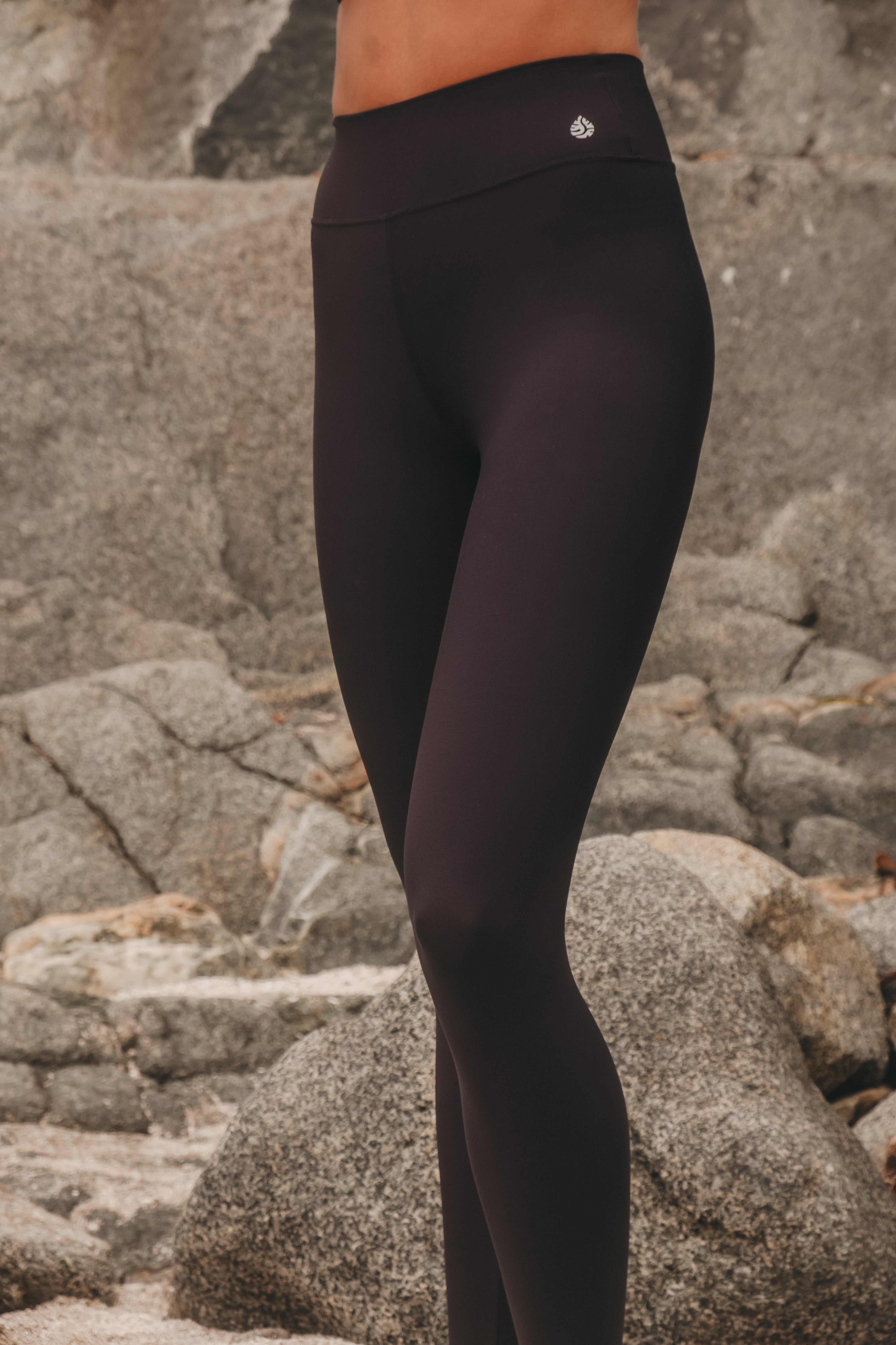 Legging 7/8 Black Silver