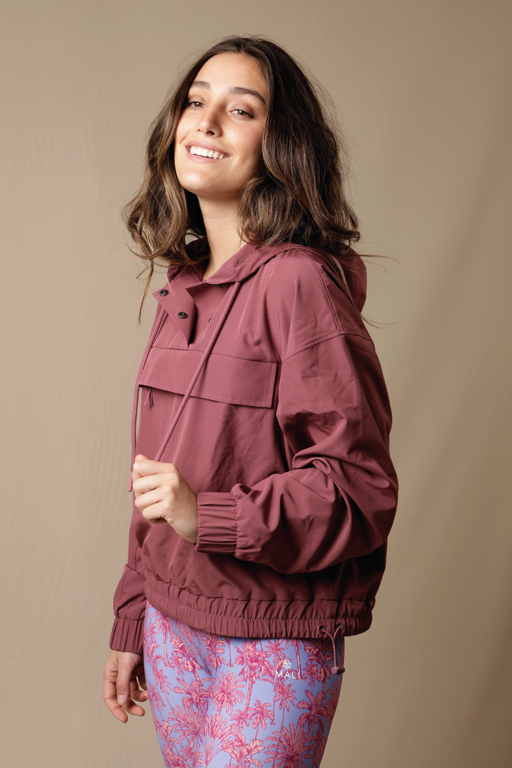 Wind Jacket Dusty Rose