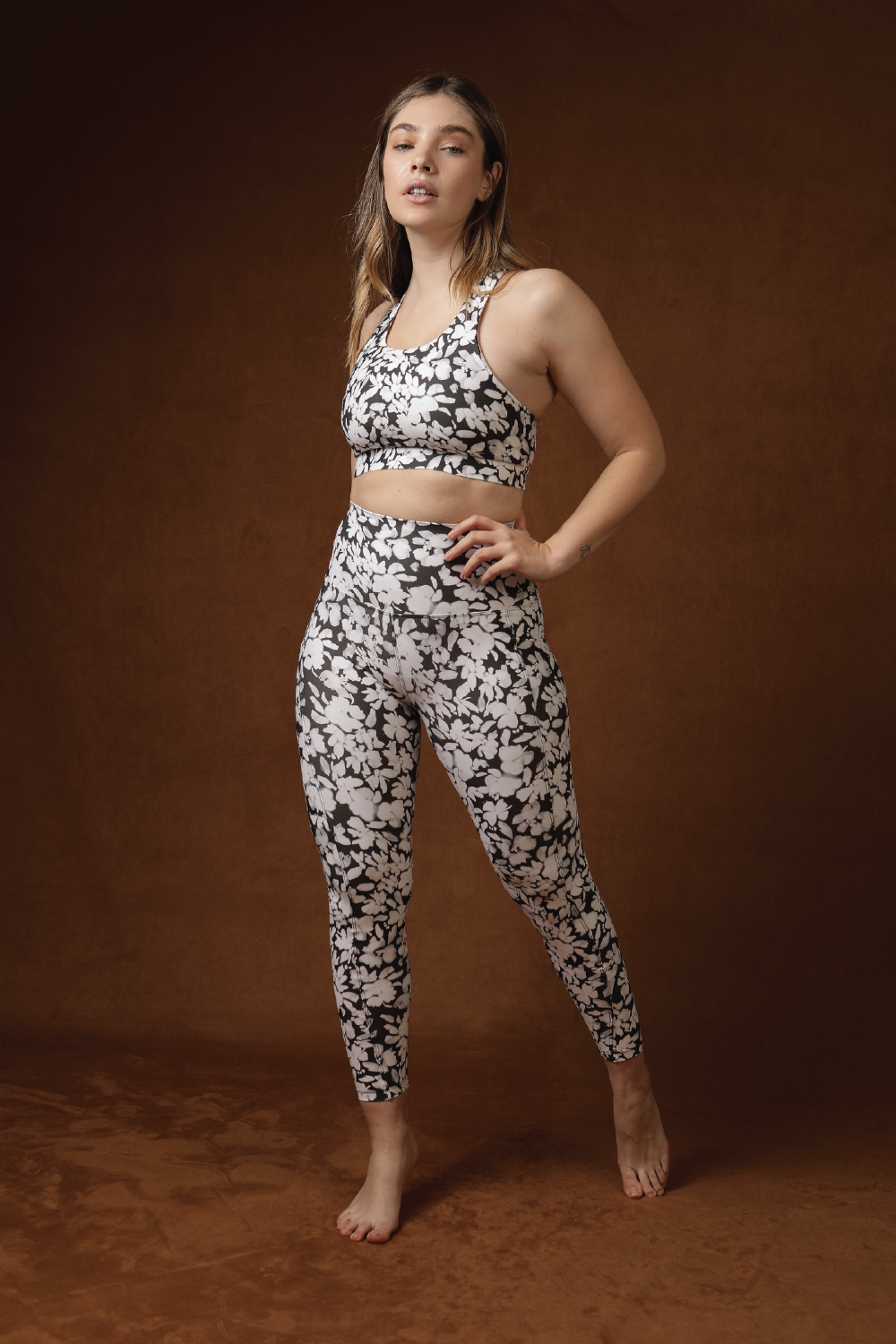 Legging 7/8 con bolsillo Flore Alba